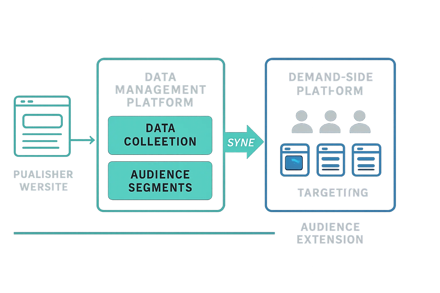 Integration between a DSP and a DMP for audience extension
