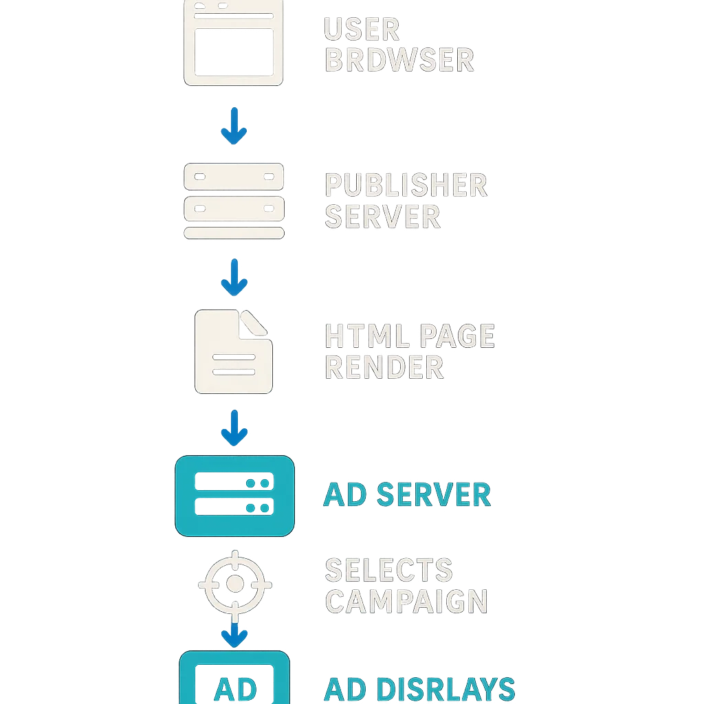 How serving works with just a first-party server