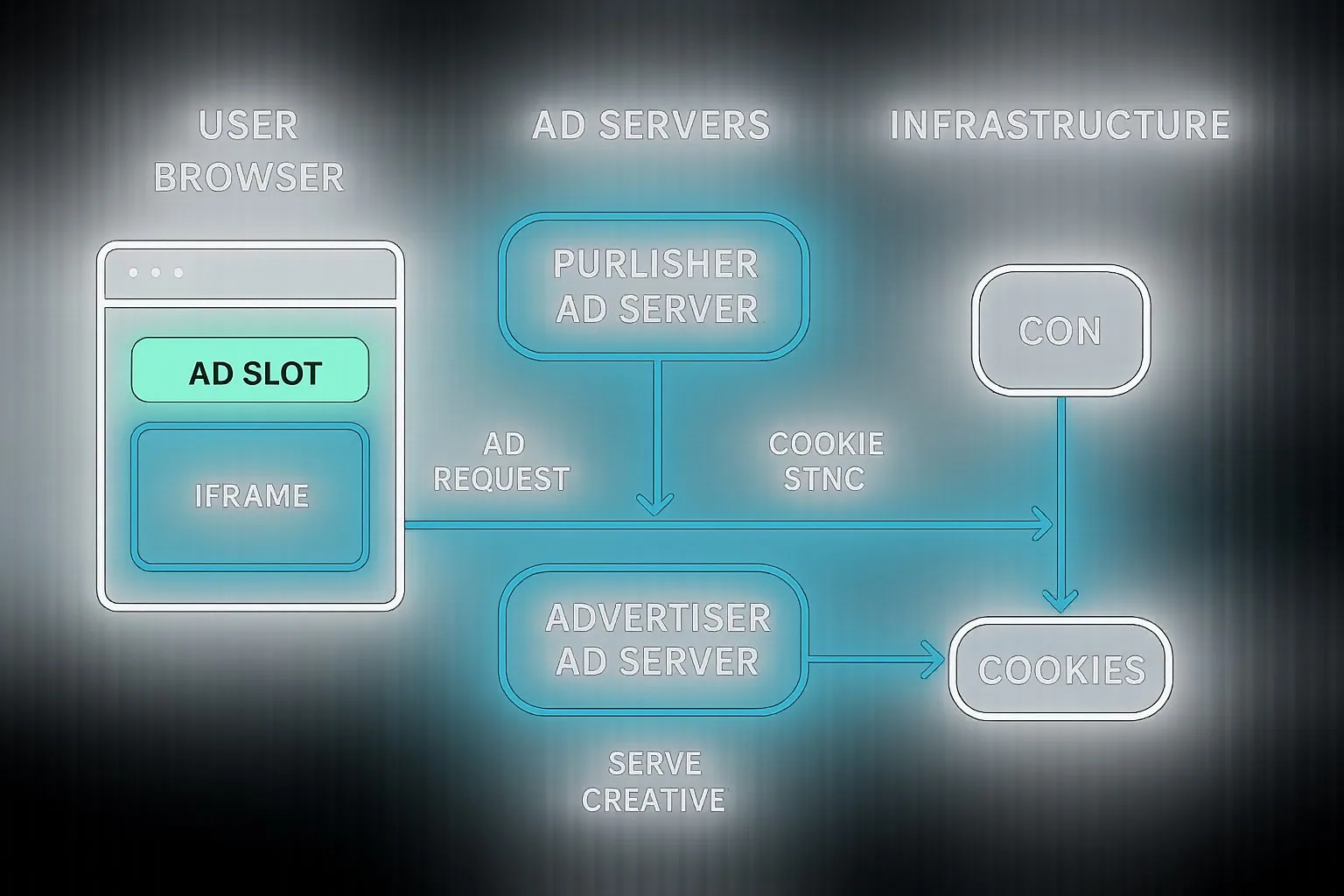 How serving works with a first-party and third-party server