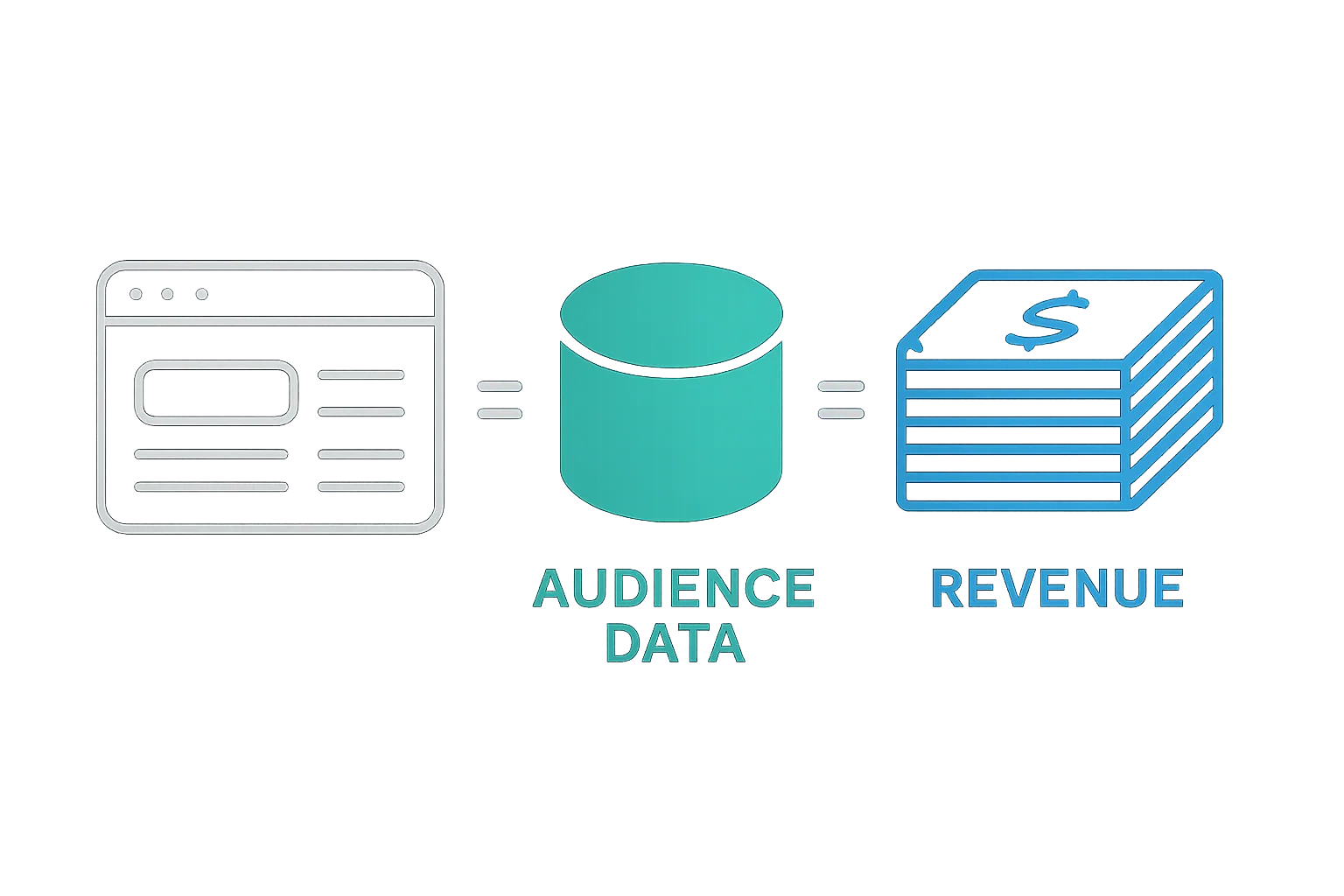 Publisher can sell their data as a way to monetize their website