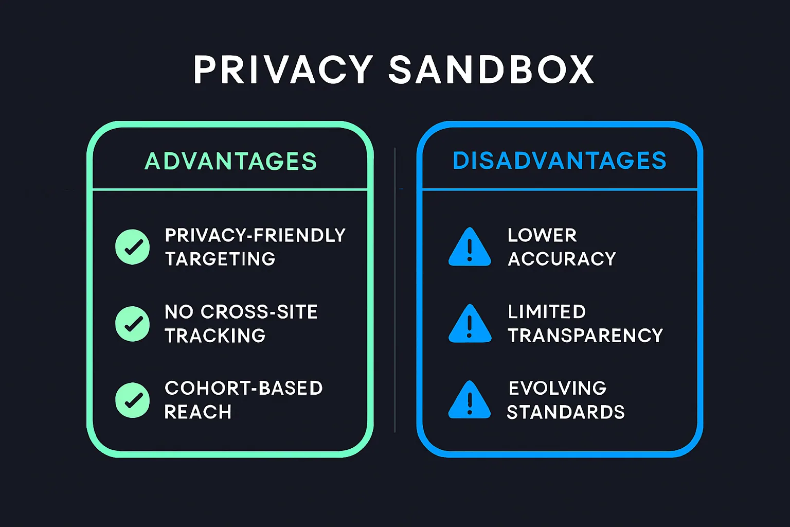 Advantages and disadvantages of Chrome's Privacy Sandbox