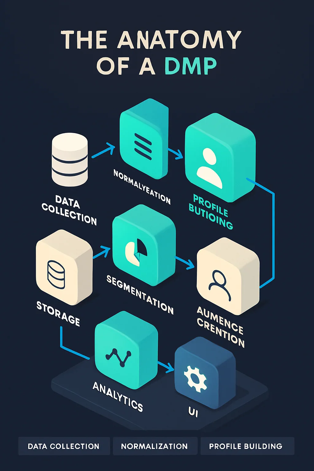 The Anatomy of a Data-Management Platform (DMP) Infographic
