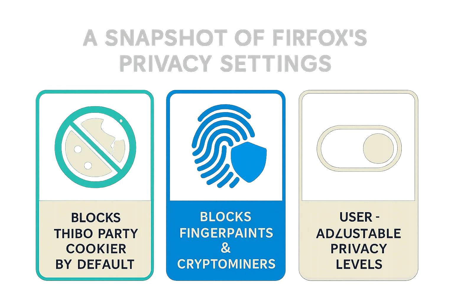 Snapshot of Firefox's privacy settings interface