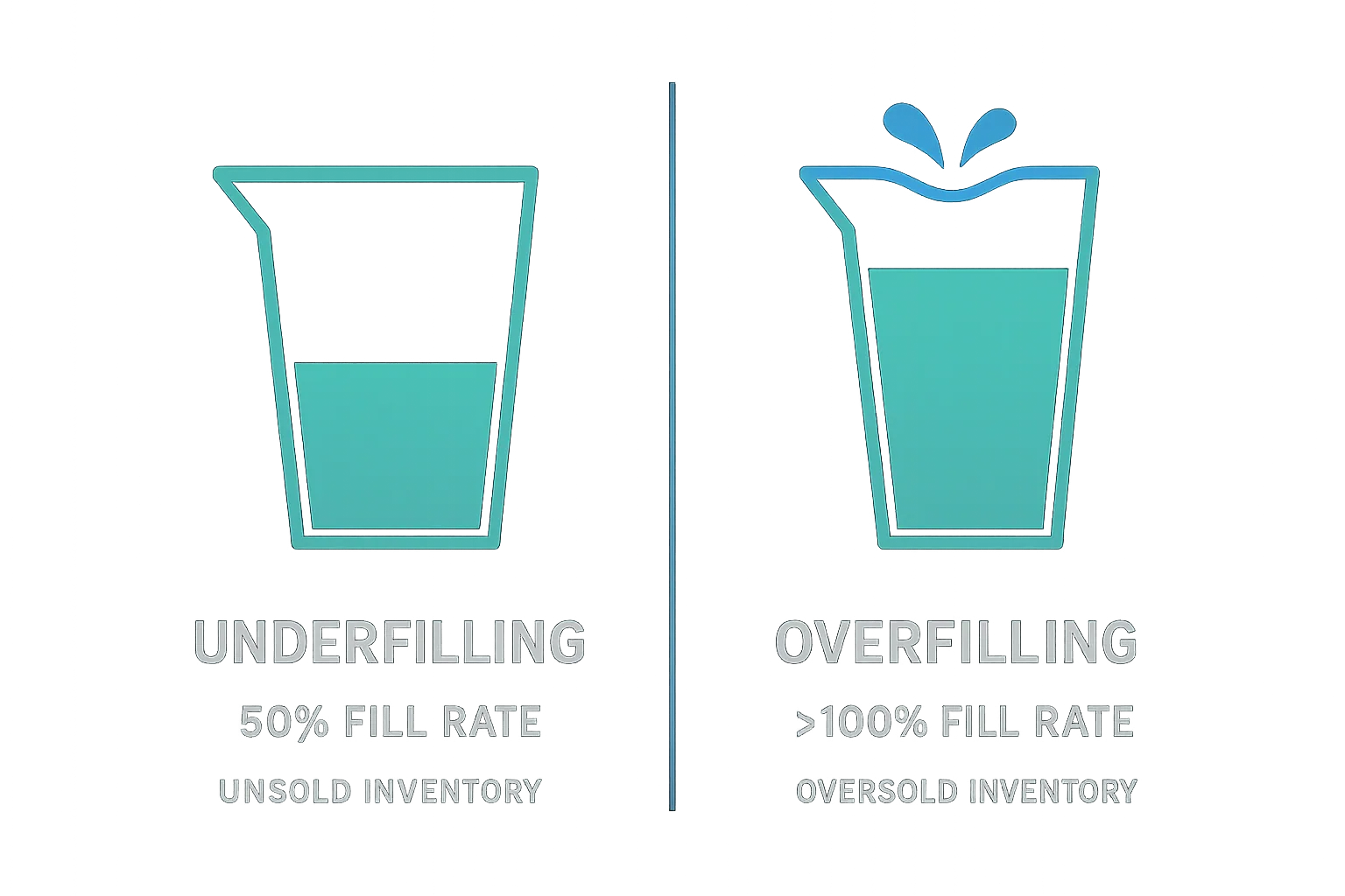 An explanation of underfilling and overfilling of programmatic media