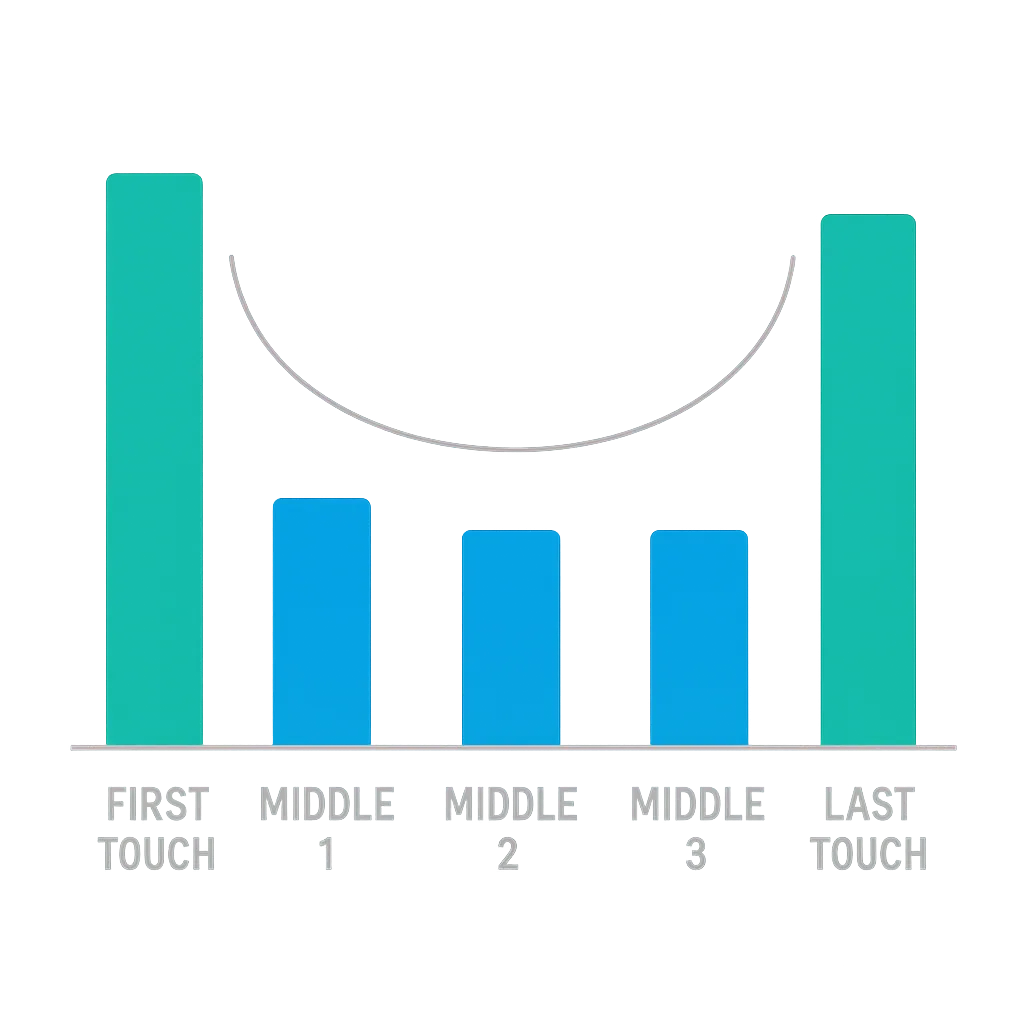 graph-first-and-last The Position Based Attribution Model