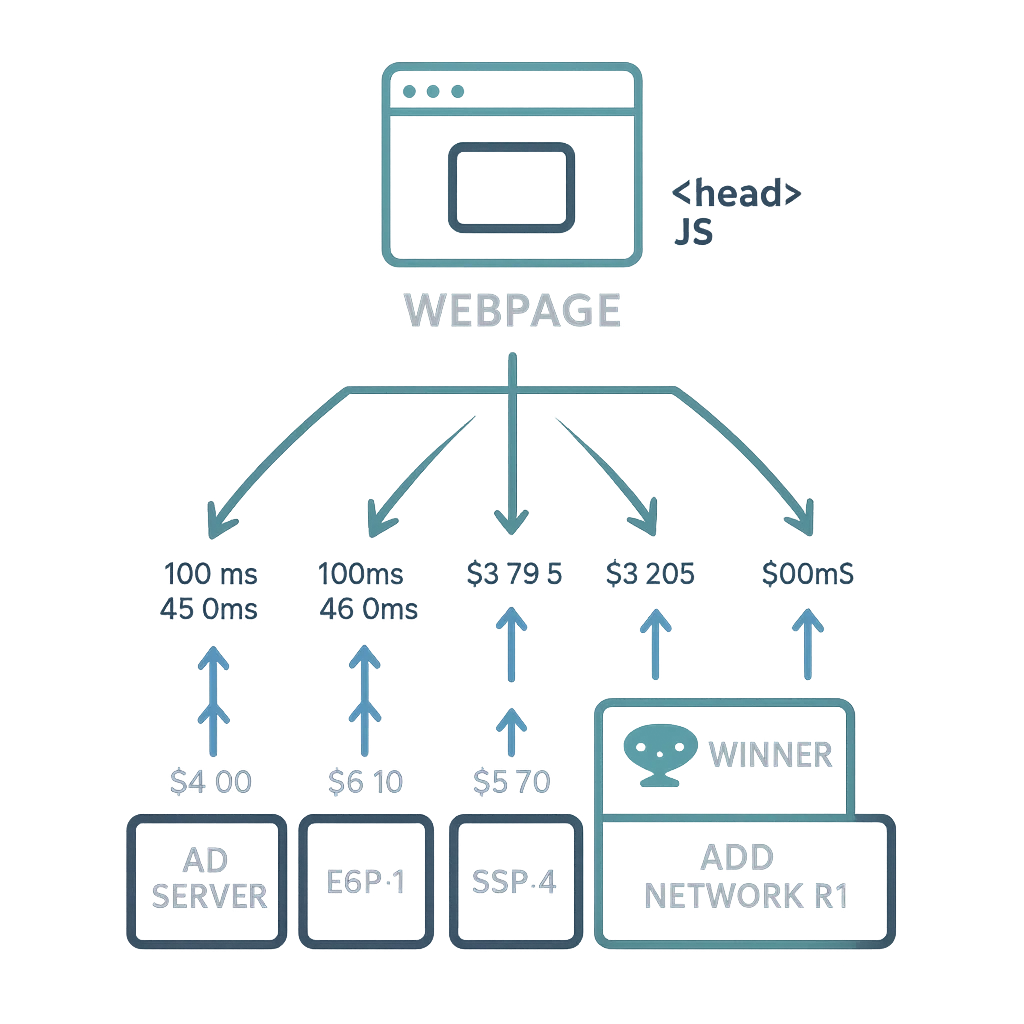 header bidding illustration